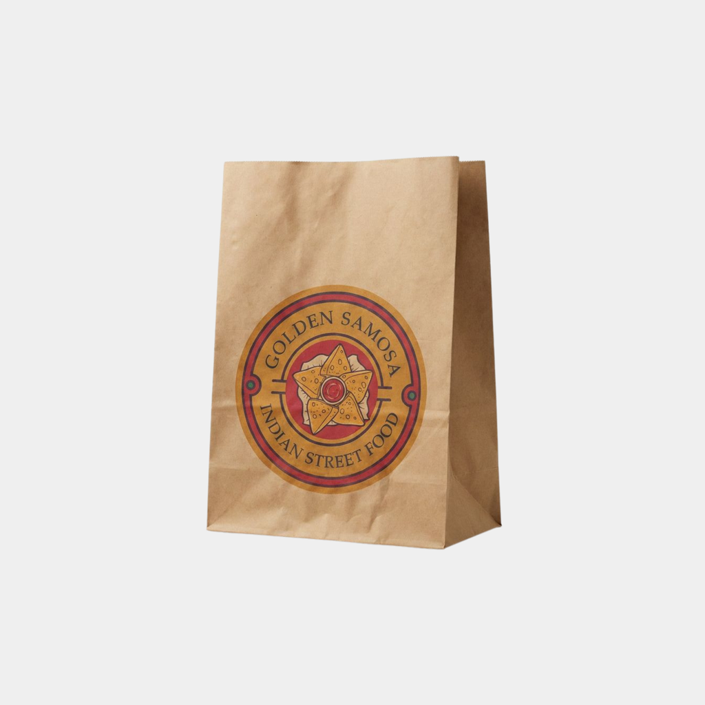 Kraft Paper Square Bottom SOS Bags