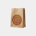 Kraft Paper Square Bottom SOS Bags