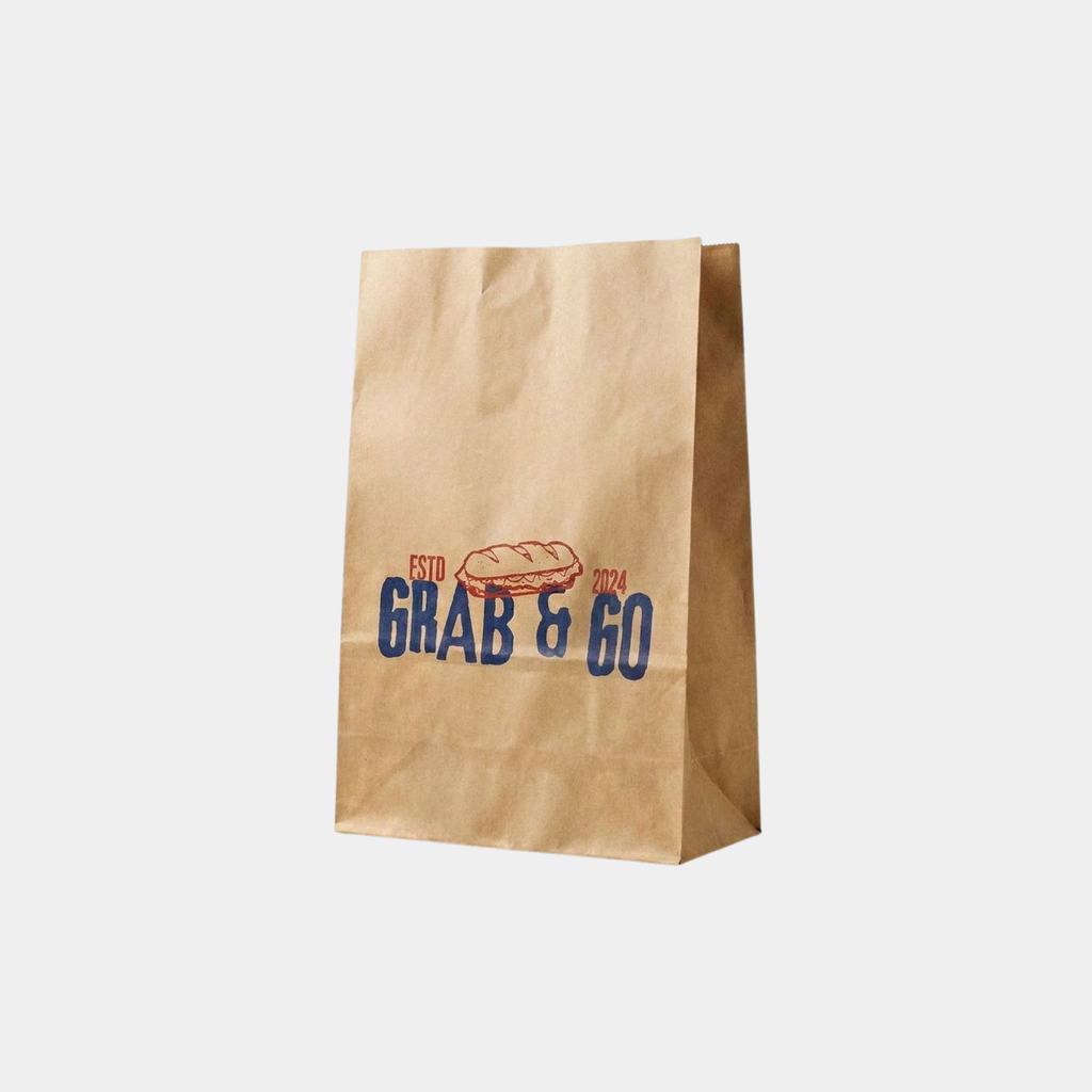 Kraft Paper Square Bottom SOS Bags