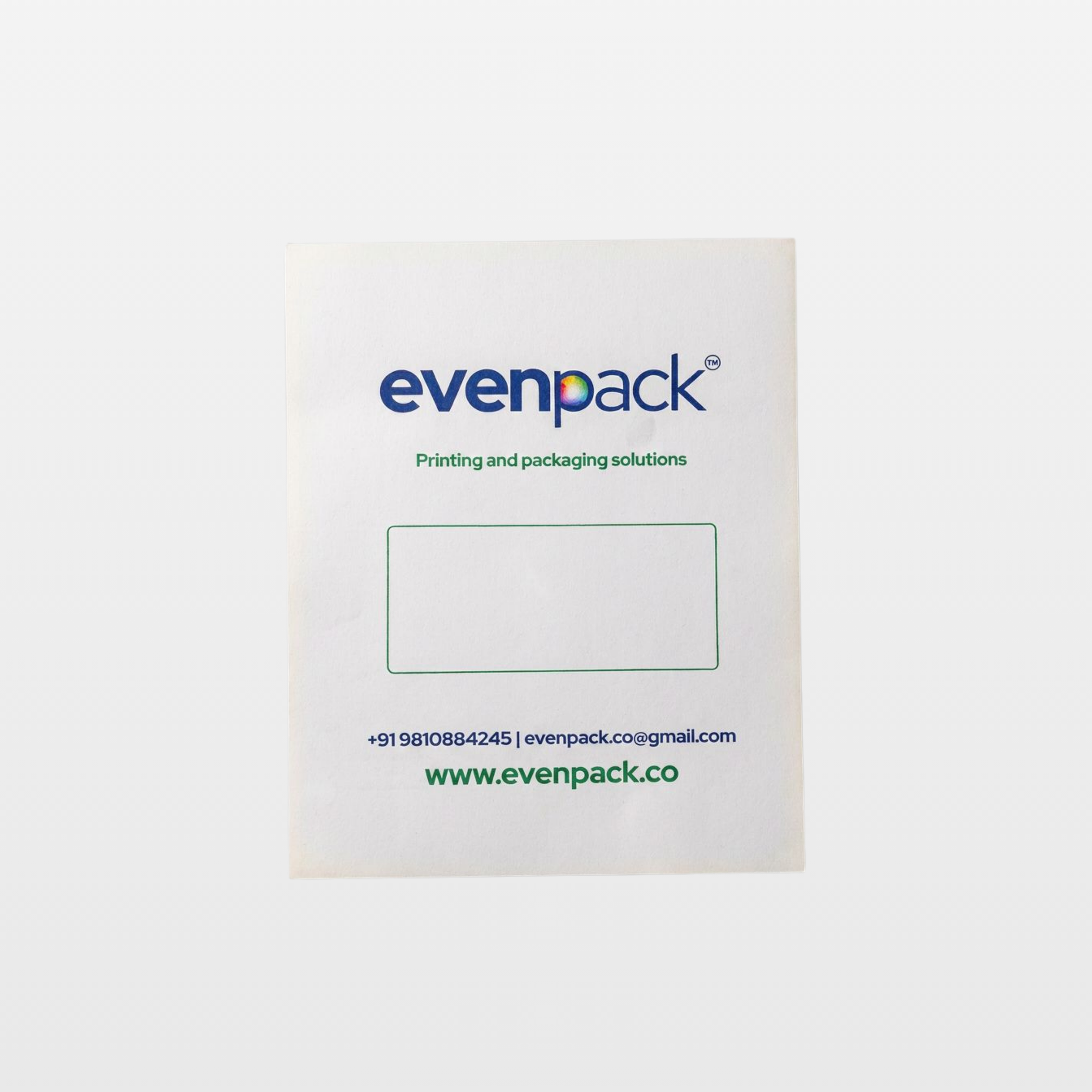 White Paper Laminated Envelopes - 120 gsm