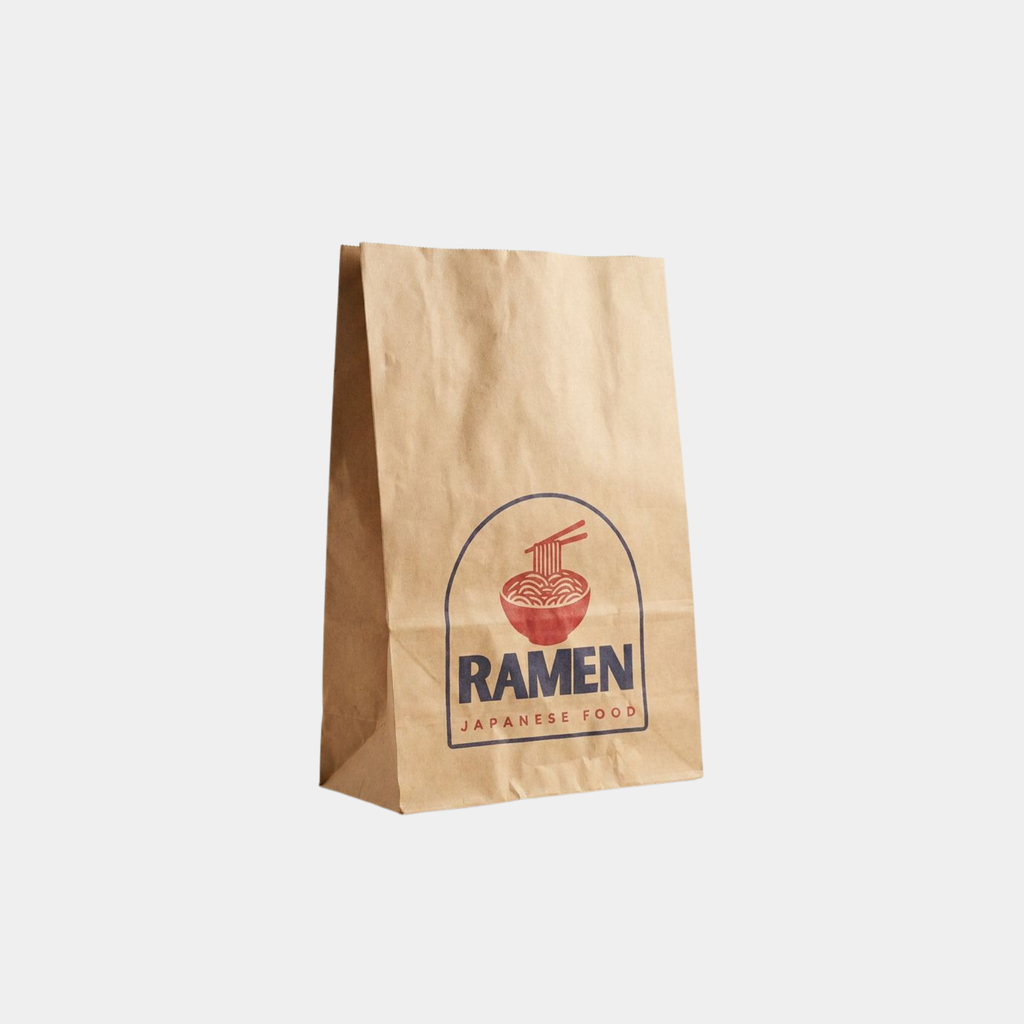 Kraft Paper Takeaway Bags