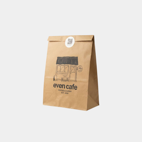 Kraft Paper Takeaway Bags