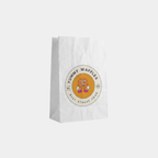 White Paper Food Delivery Bags