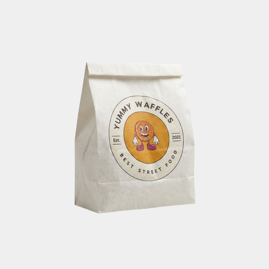 White Paper Takeaway Bags