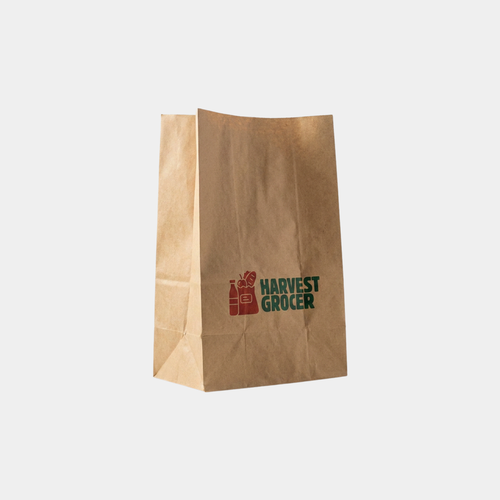 Kraft Paper Square Bottom SOS Bags