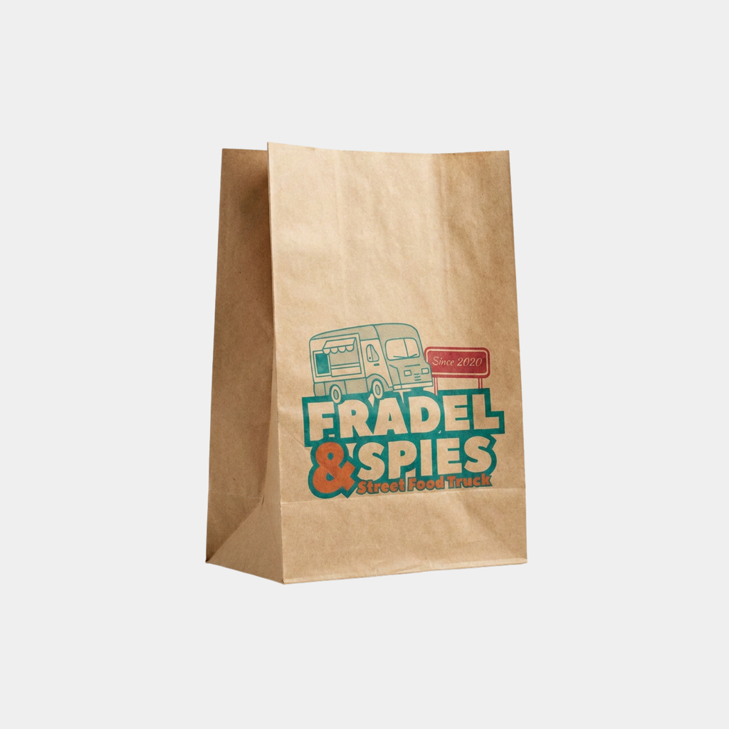 Kraft Paper Square Bottom SOS Bags