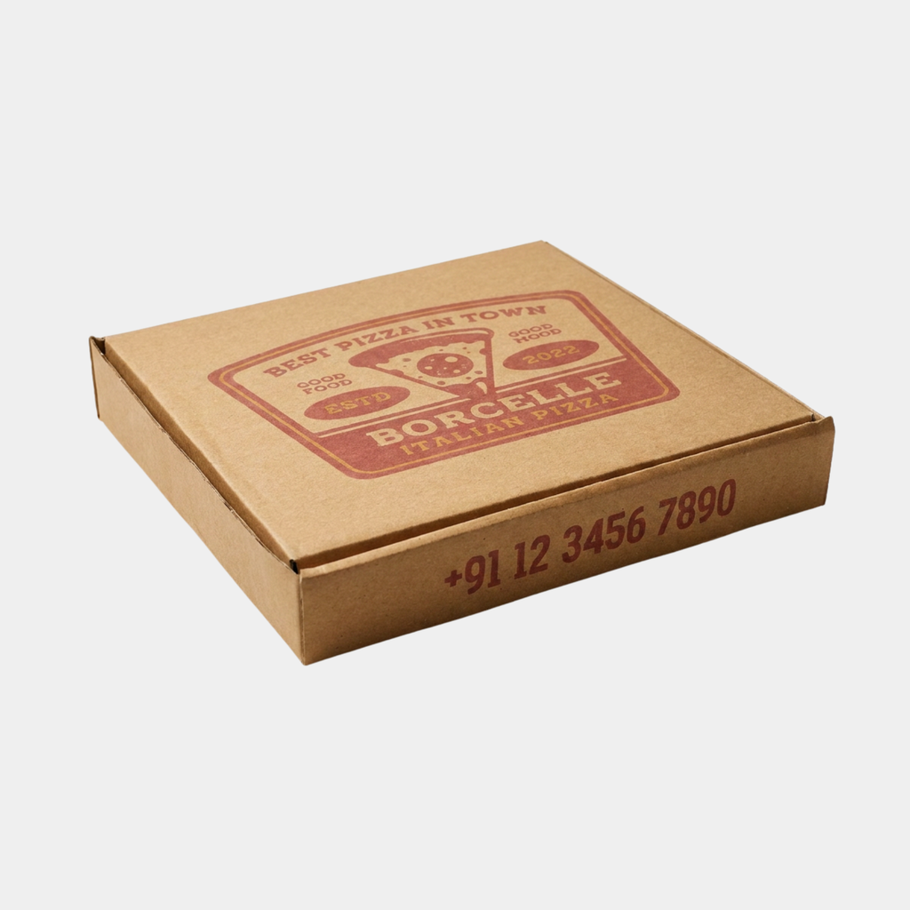 Brown Kraft Pizza Boxes