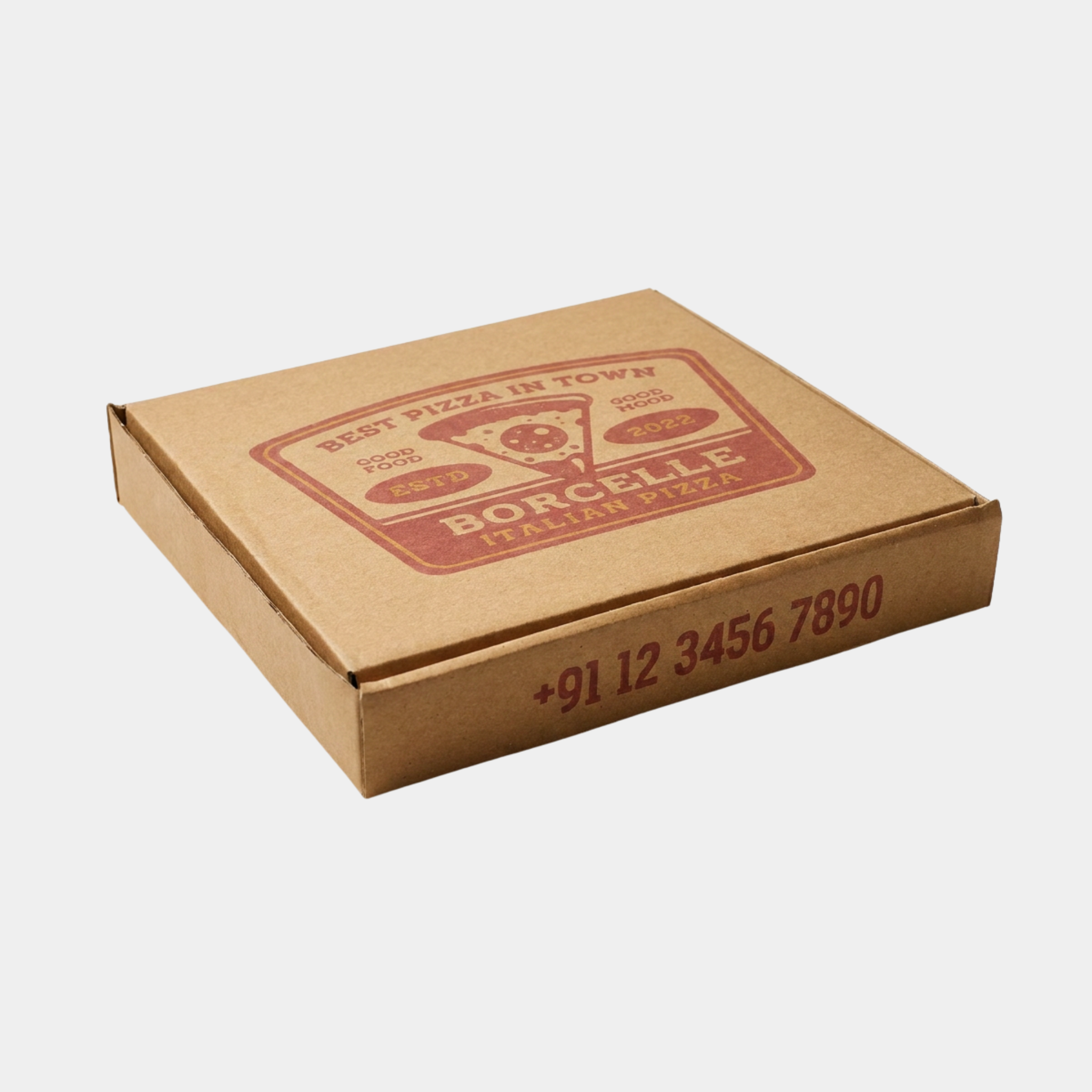 Brown Kraft Pizza Boxes