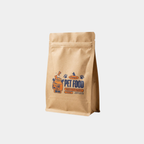 Kraft Flat Bottom Pouches