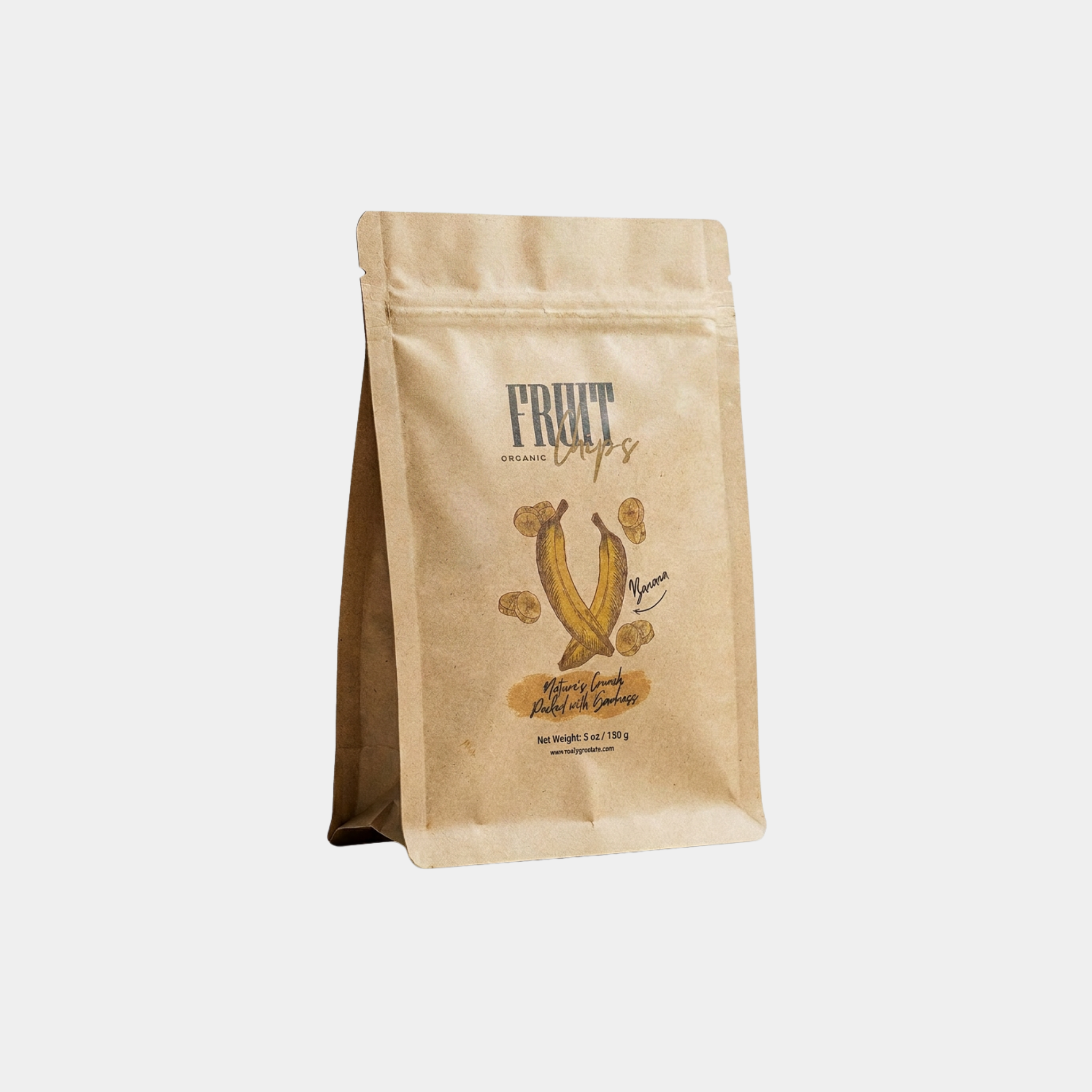 Kraft Flat Bottom Pouches