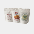 White Kraft Stand Up Pouches