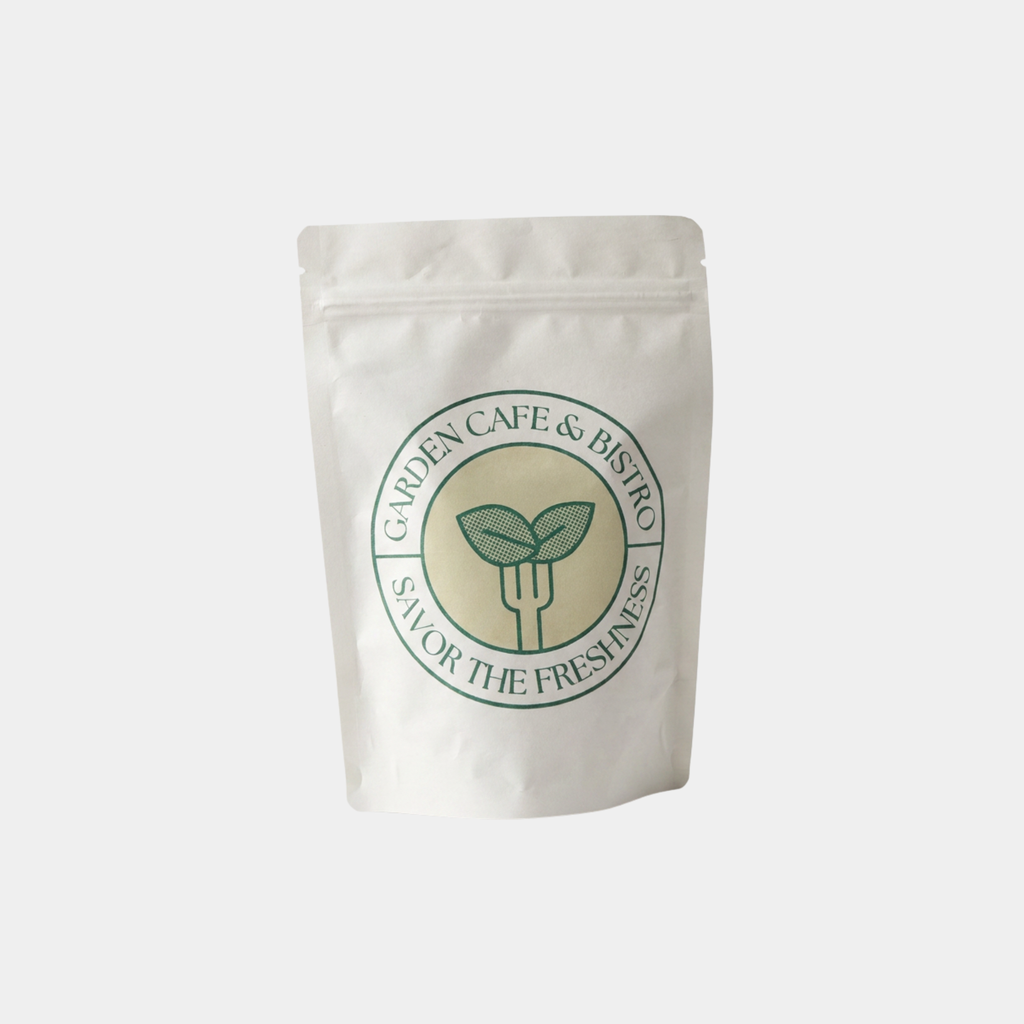 White Kraft Stand Up Pouches