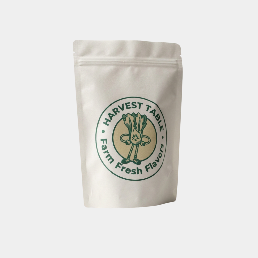 White Kraft Stand Up Pouches