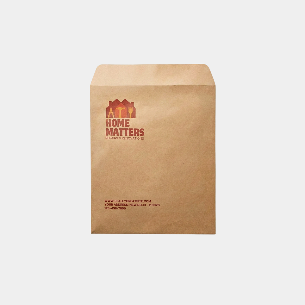 Tamper-proof Kraft Paper Envelopes