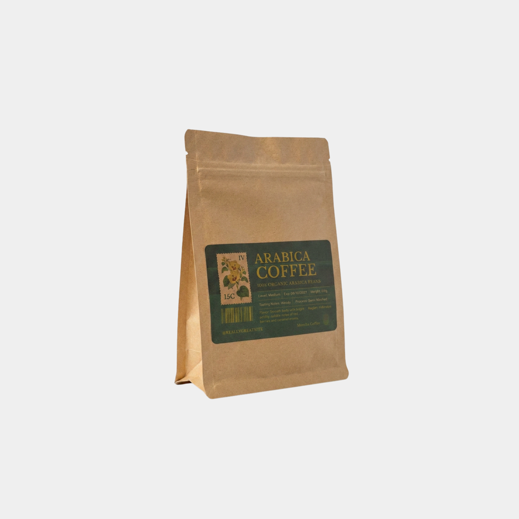 Kraft Flat Bottom Pouches