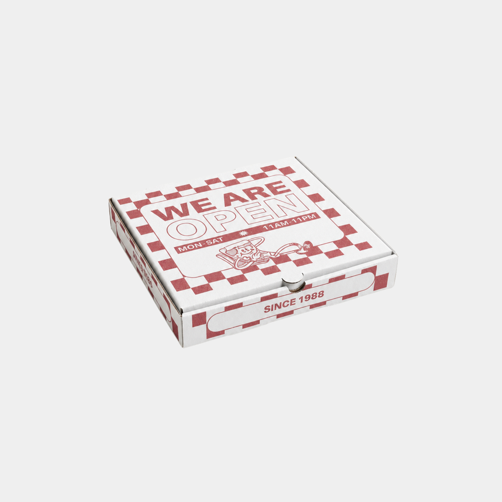 White Pizza Boxes