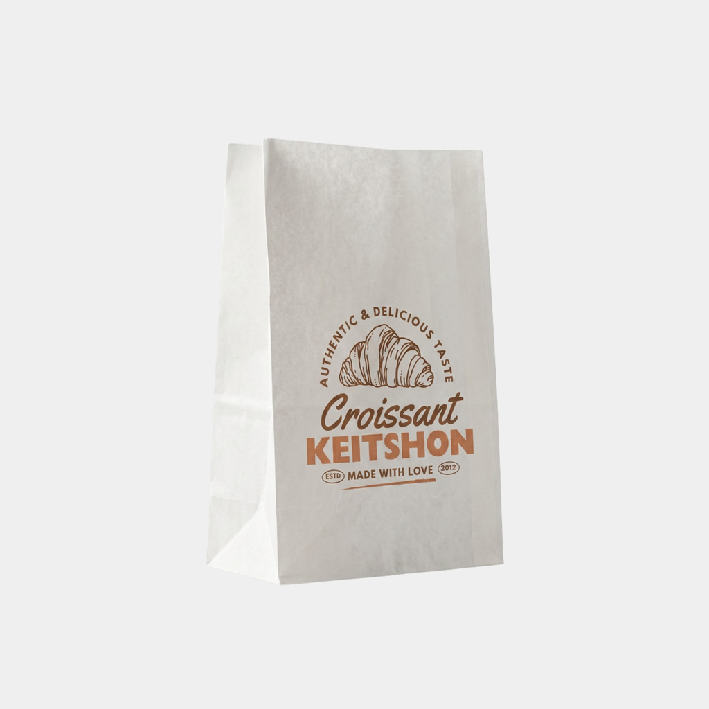 White Paper Bakery Bags