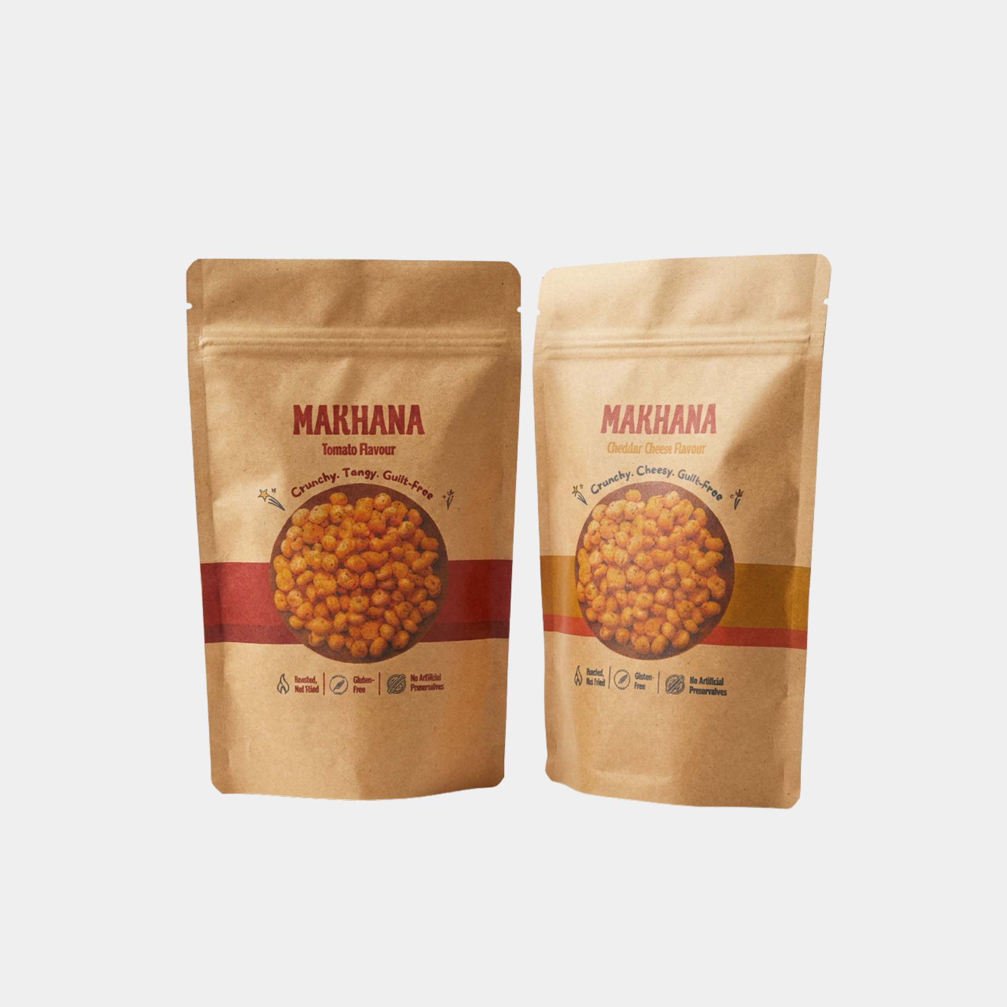 Kraft Stand Up Pouches