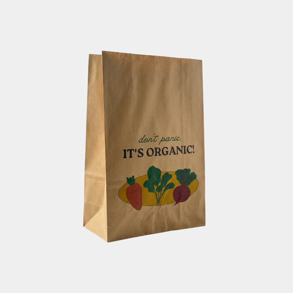Kraft Paper Square Bottom SOS Bags