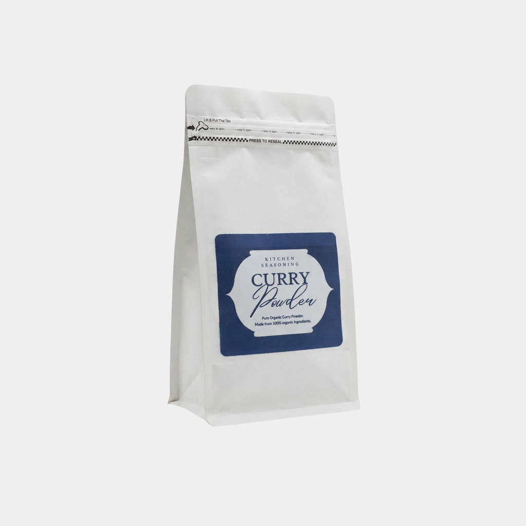 White Kraft Flat Bottom Pouches
