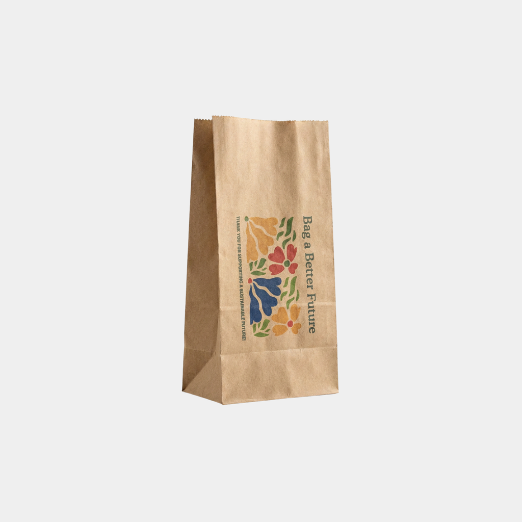 Kraft Paper Square Bottom SOS Bags
