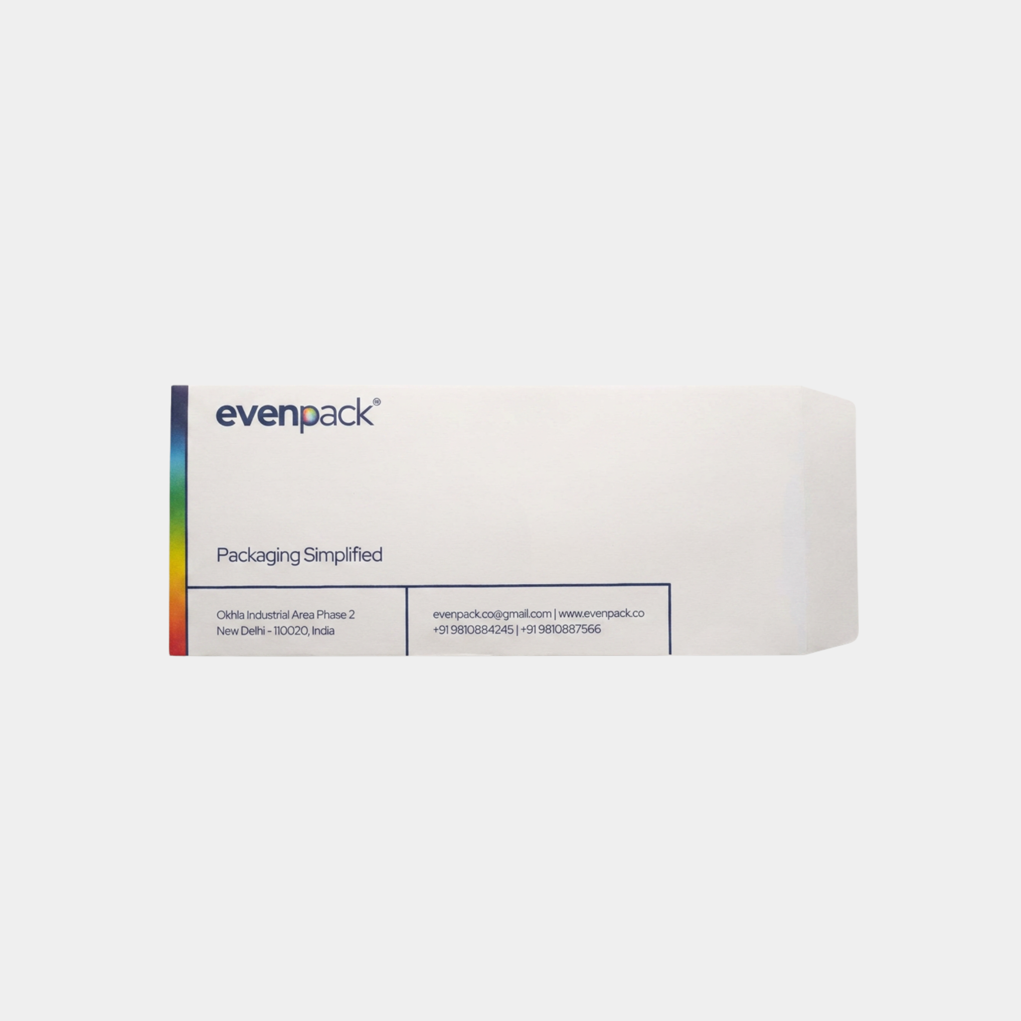 White Paper Laminated Envelopes - 120 gsm