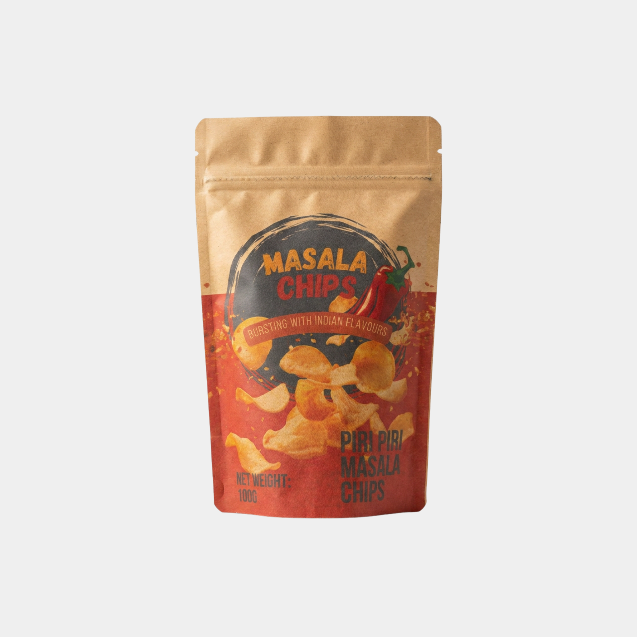 Kraft Stand Up Pouches With Window
