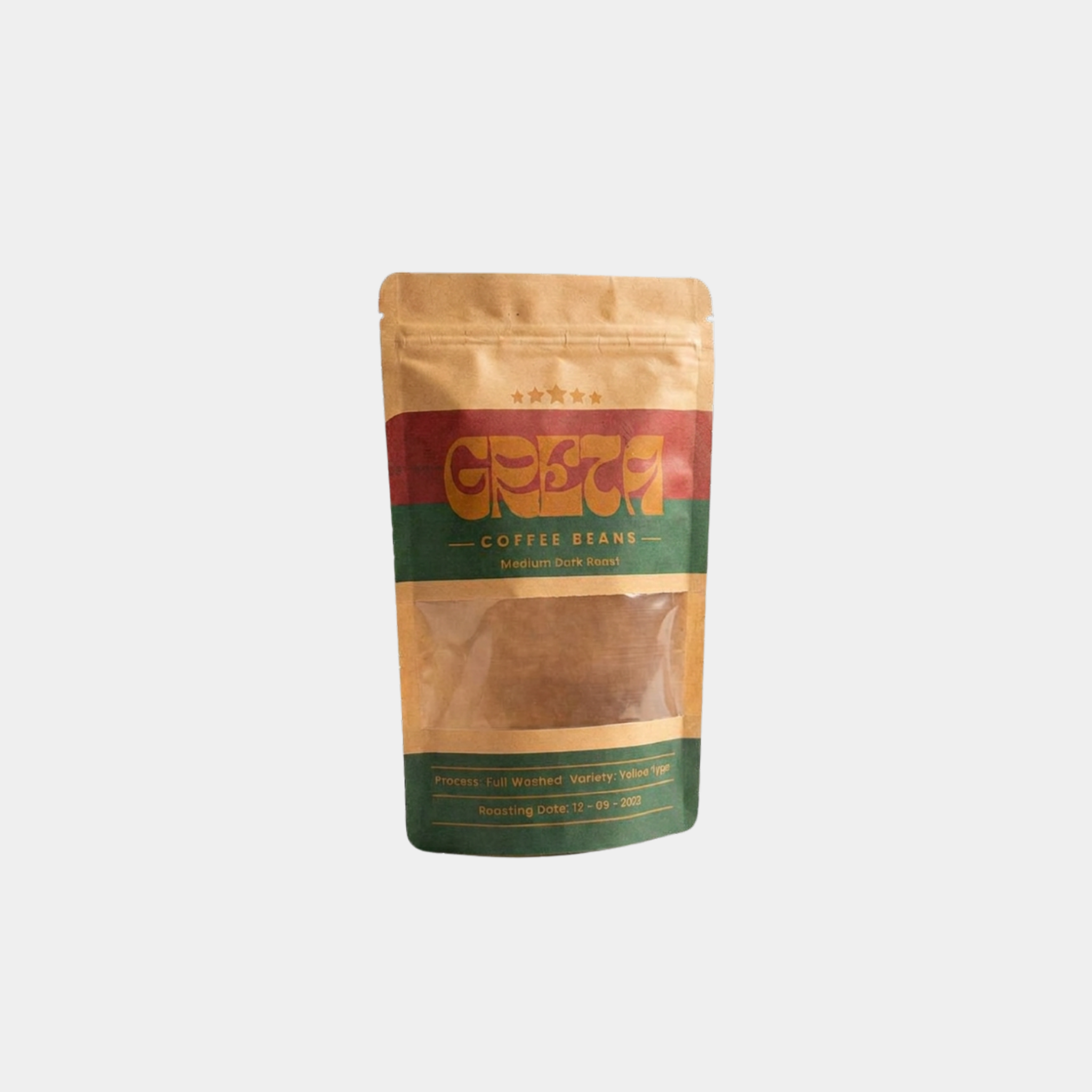 Kraft Stand Up Pouches With Window