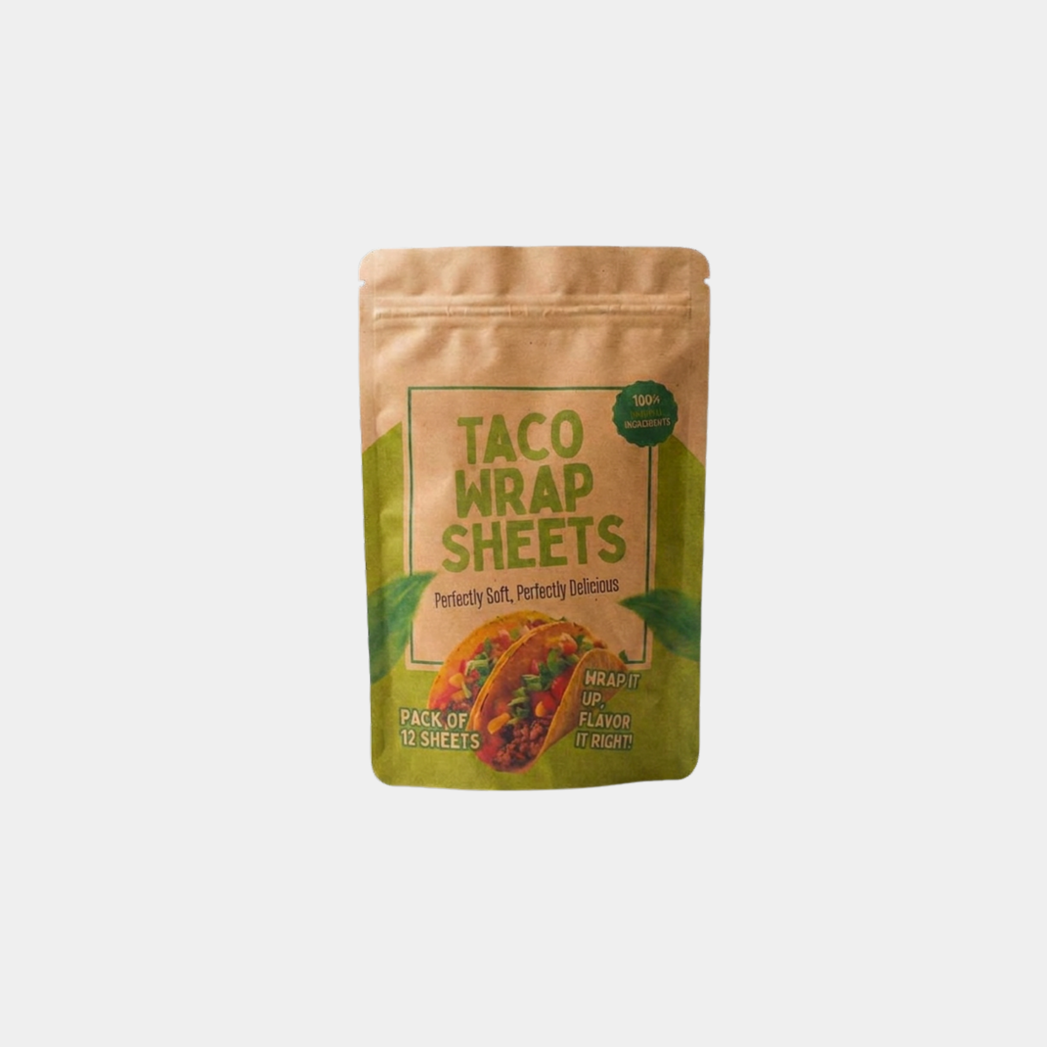 Kraft Stand Up Pouches With Window