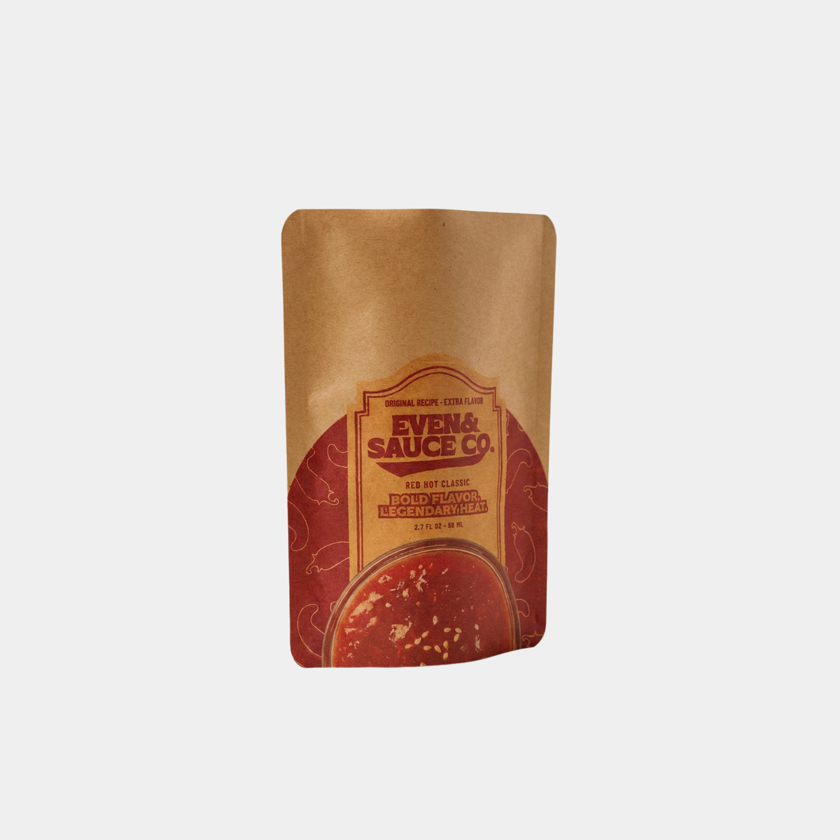Kraft Stand Up Pouches Without Zipper