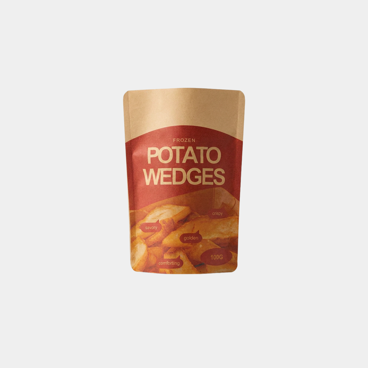 Kraft Stand Up Pouches Without Zipper