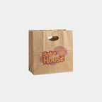 D-Cut Brown Kraft Paper Bags