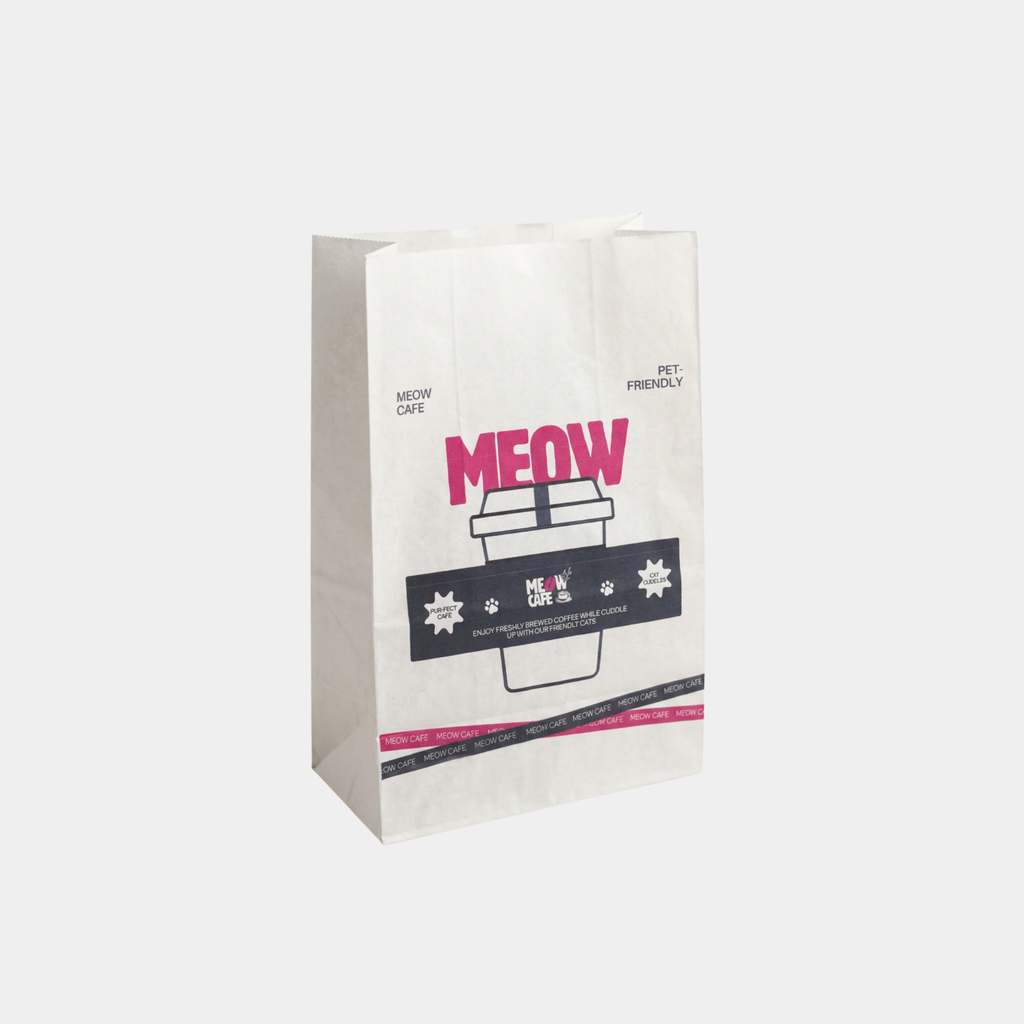 White Paper Takeaway Bags