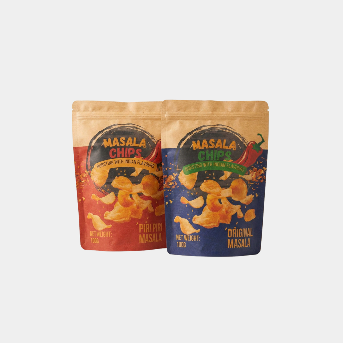Kraft Stand Up Pouches