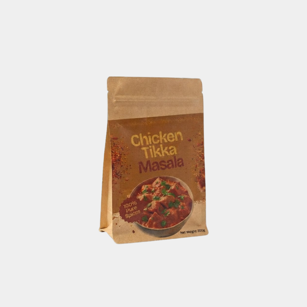 Kraft Flat Bottom Pouches