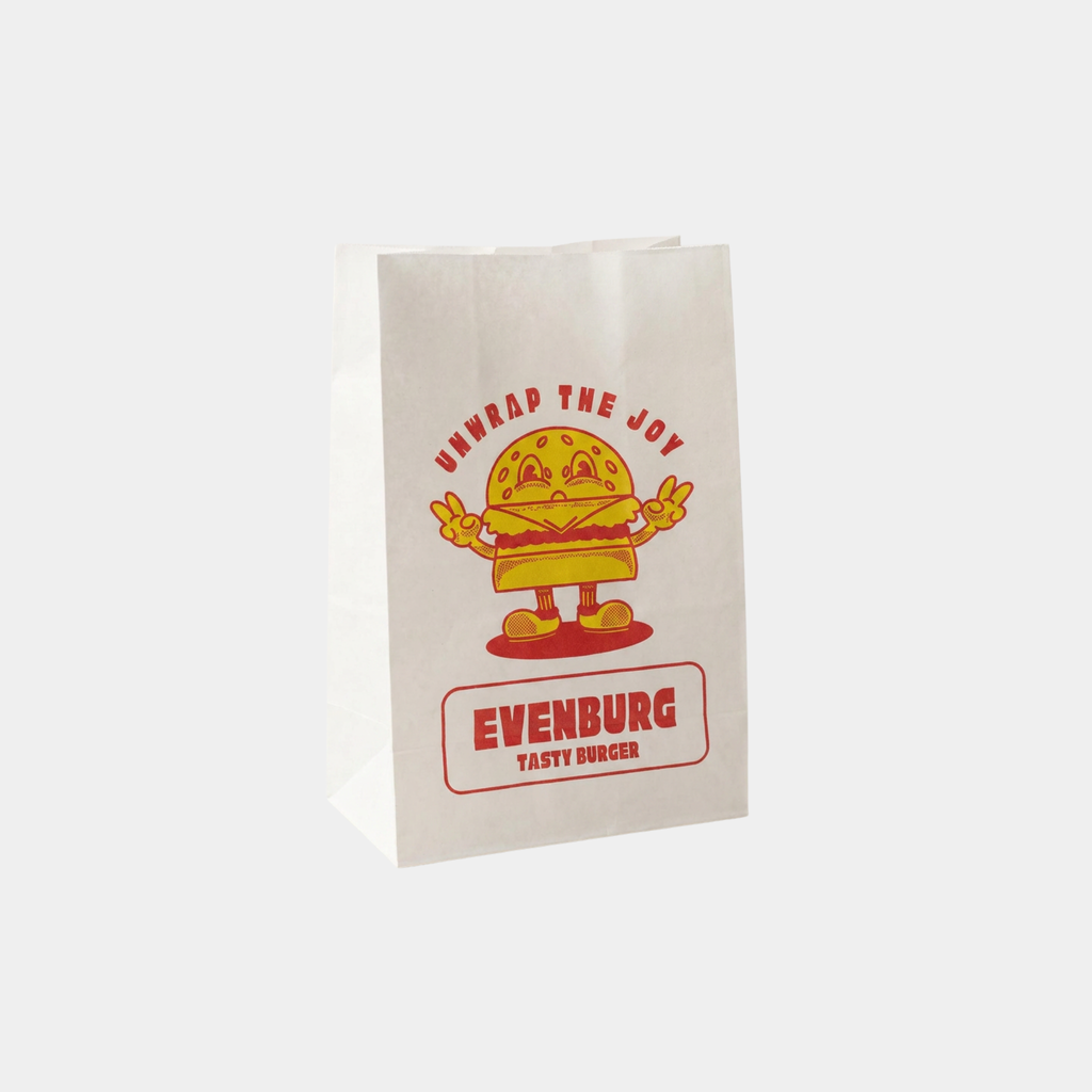 White Paper Takeaway Bags