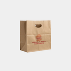 D-Cut Brown Kraft Paper Bags