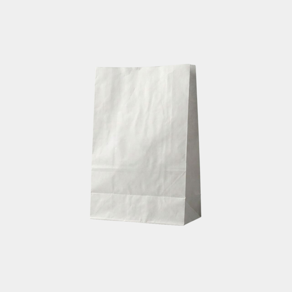 White Paper Food Delivery Bags