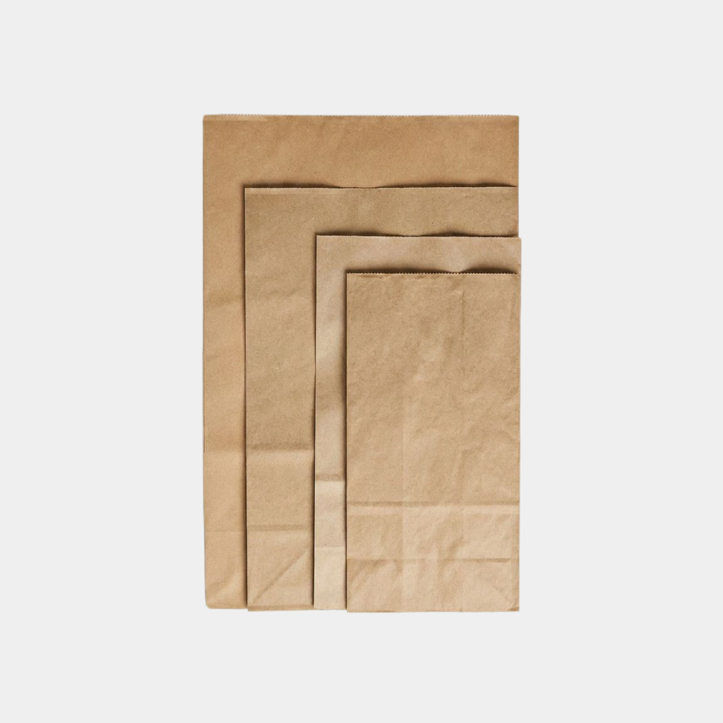 Kraft Paper Square Bottom SOS Bags