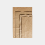 Kraft Paper Square Bottom SOS Bags