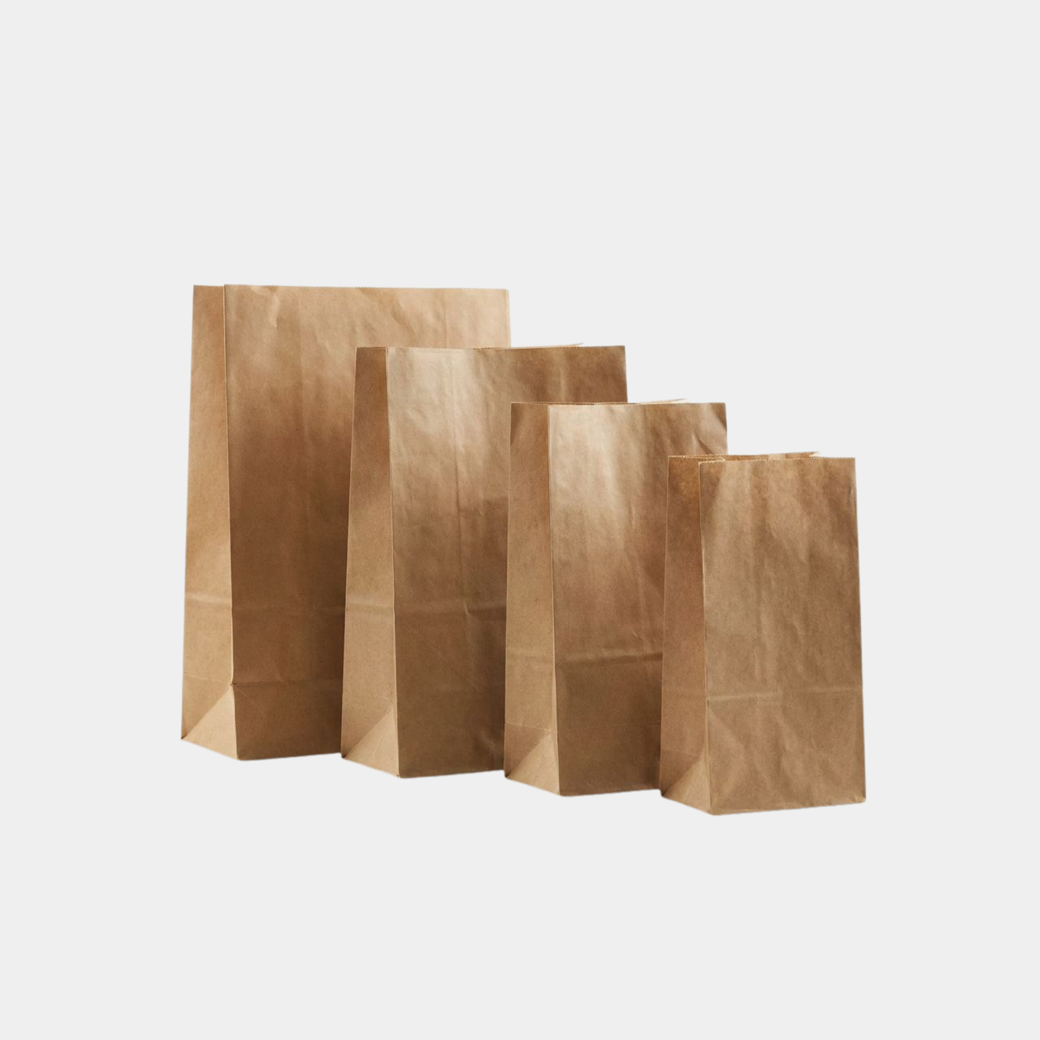 Kraft Paper Square Bottom SOS Bags