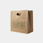D-cut Brown Kraft Paper Bags