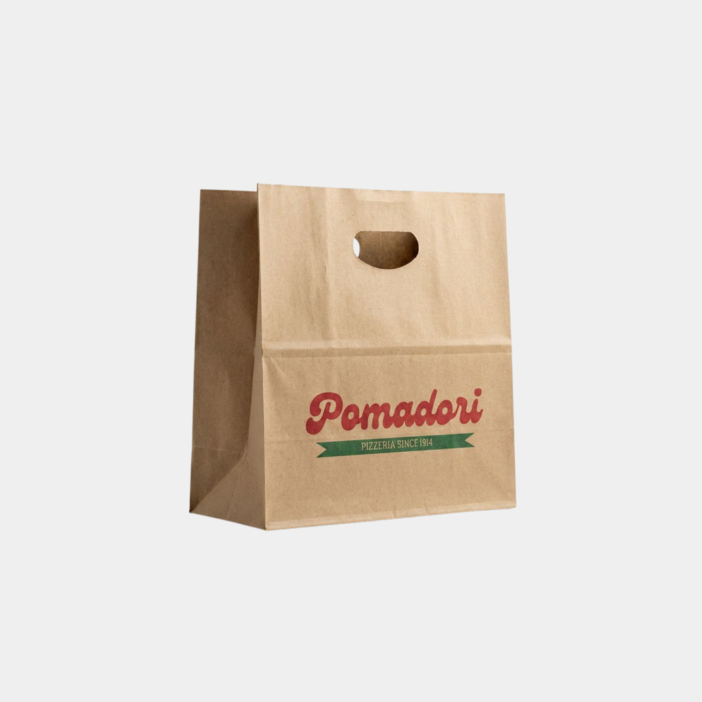 D-cut Brown Kraft Paper Bags