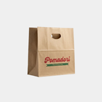 D-cut Brown Kraft Paper Bags