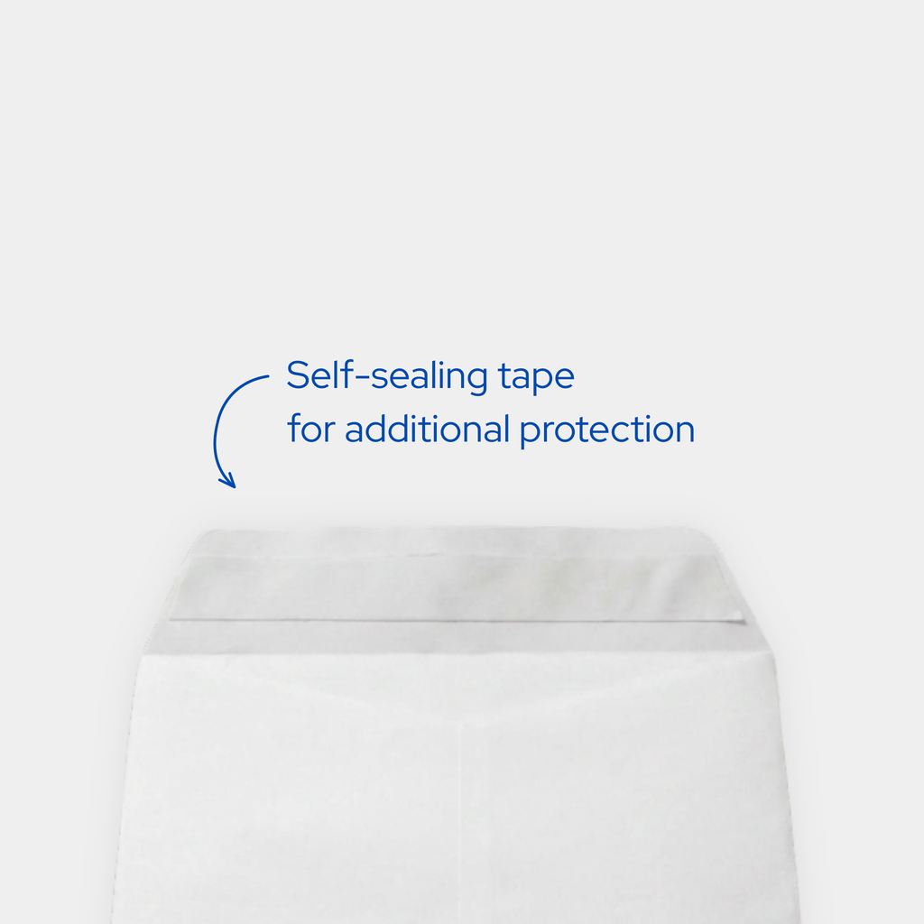 Tamper-Proof White Paper Envelopes size and specification options