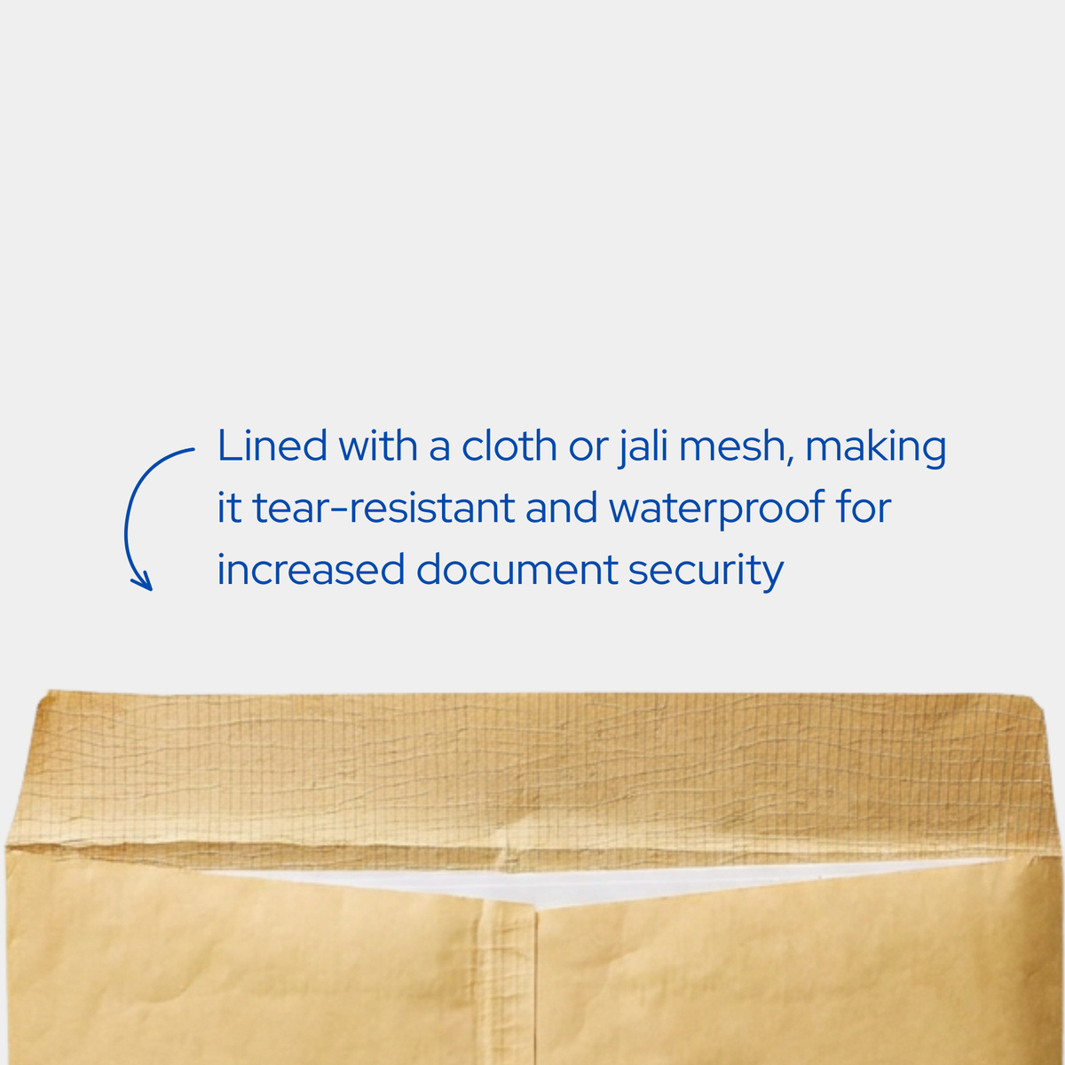 Cloth Lined Jali Envelopes size and specification options