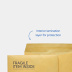 Yellow Paper Laminated Envelopes