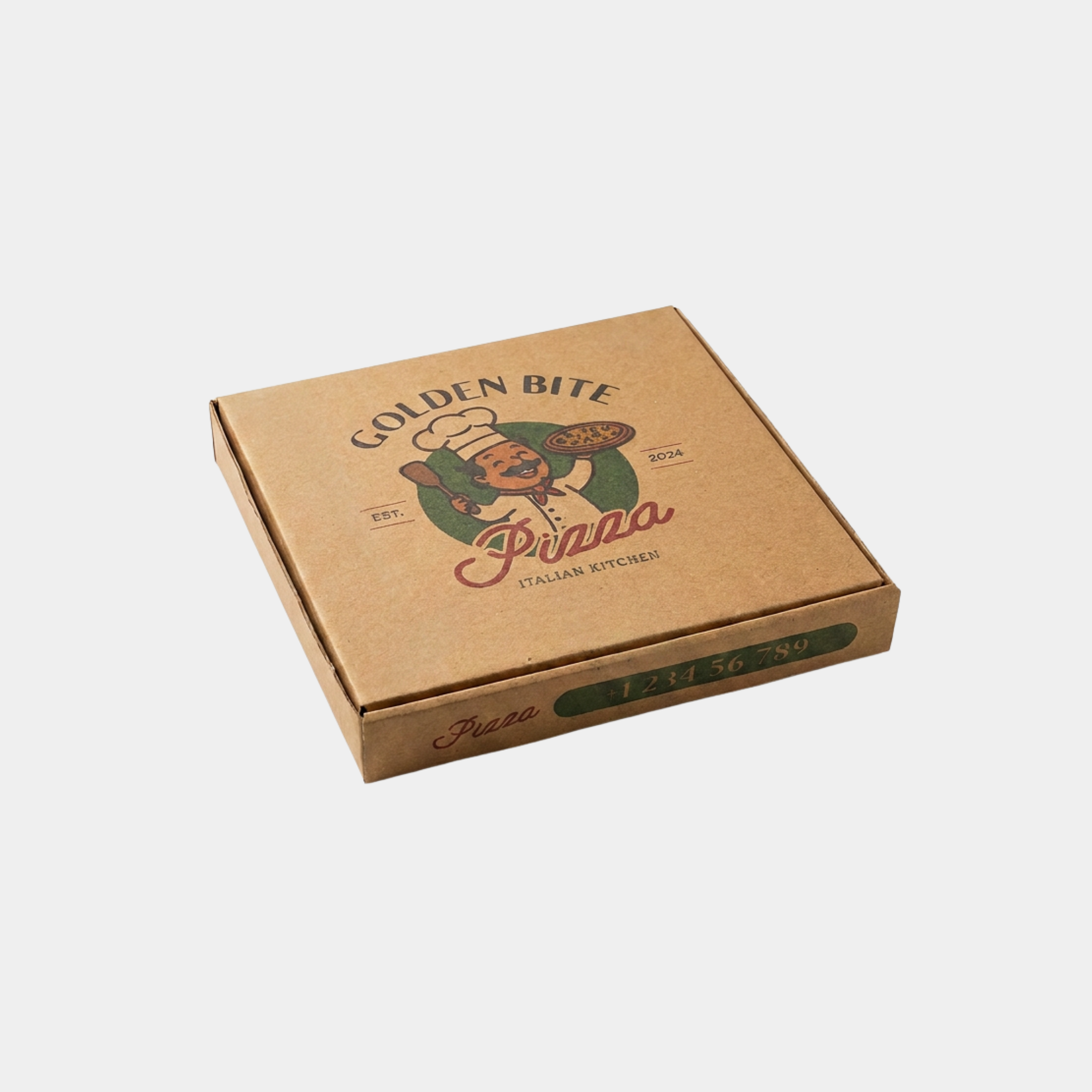 Brown Kraft Pizza Boxes