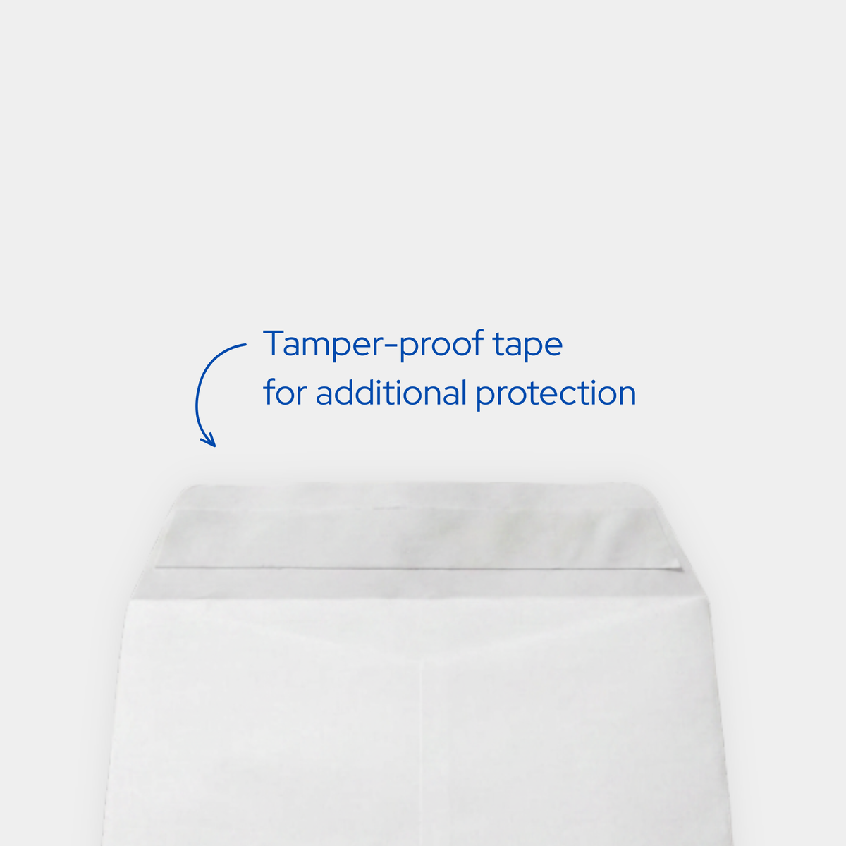 Tamper-Proof White Laminated Envelopes size and specification options