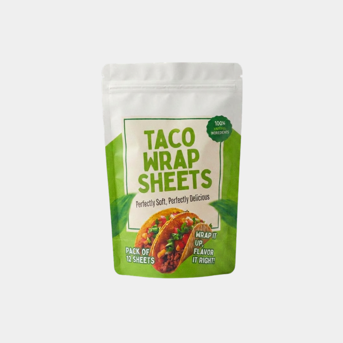 White Kraft Stand Up Pouches – custom printed packaging by Evenpack